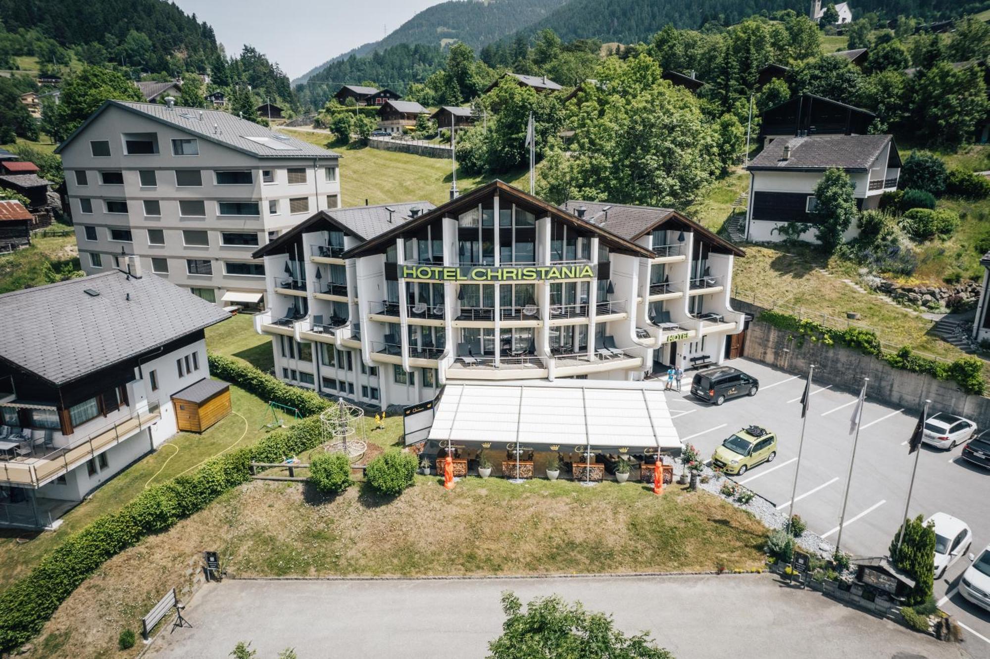 Christania Hotel Fiesch Bagian luar foto
